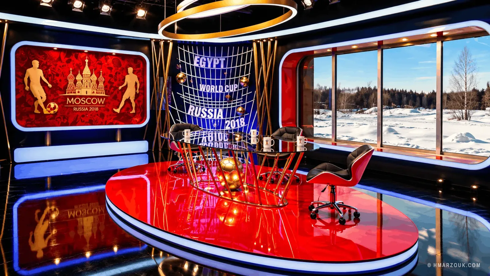Ramez Below Zero TV Show Set Design by Haitham Marzouk