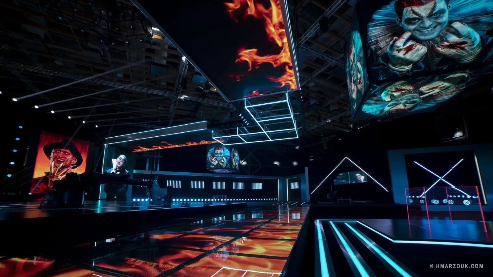 Ramez Magnoon Rasmy TV studio set design