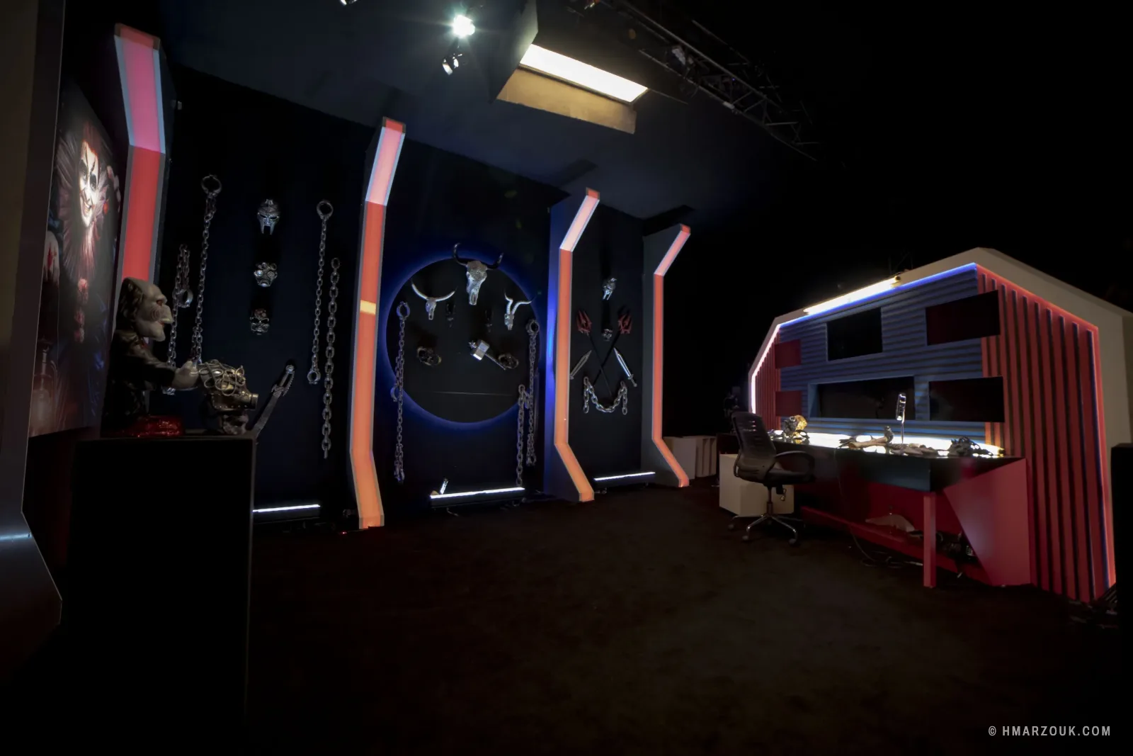 Ramez Magnoon Rasmy TV studio Control room