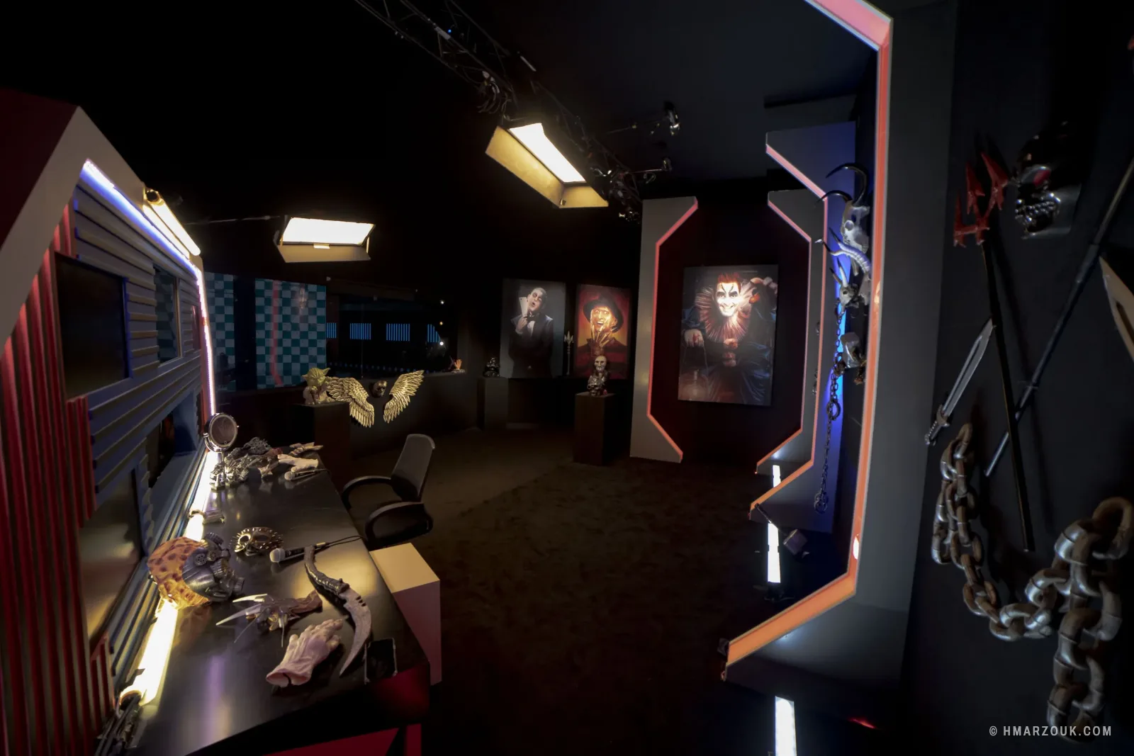 Ramez Magnoon Rasmy TV studio Control room